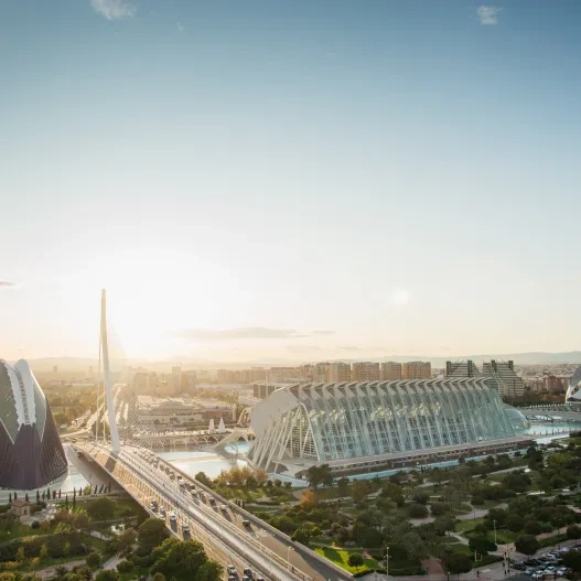 vista general de la ciudad de las artes