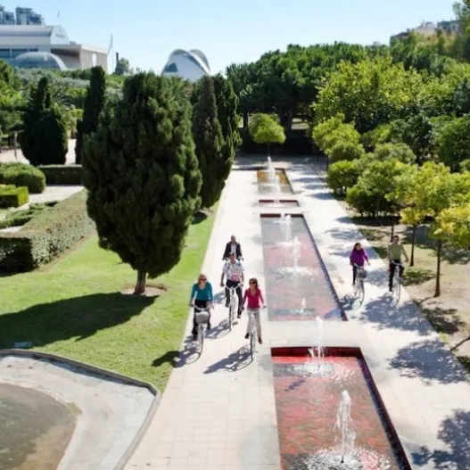 jardin del turia bicis