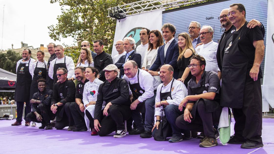 foto con los participantes photo call