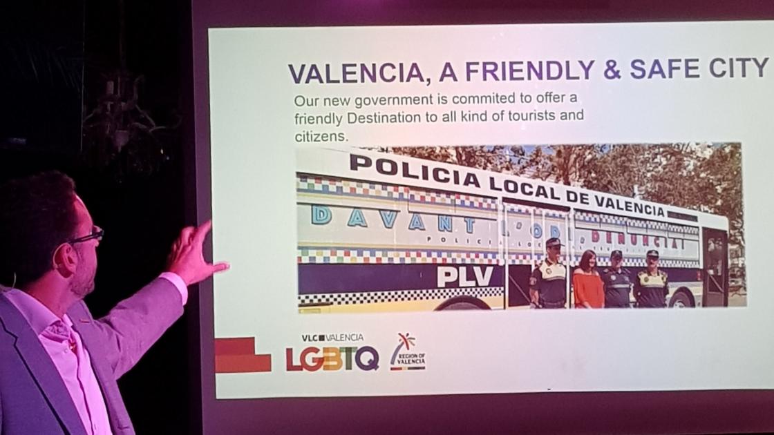 pantalla de la presentacion de la ciudad de Valencia