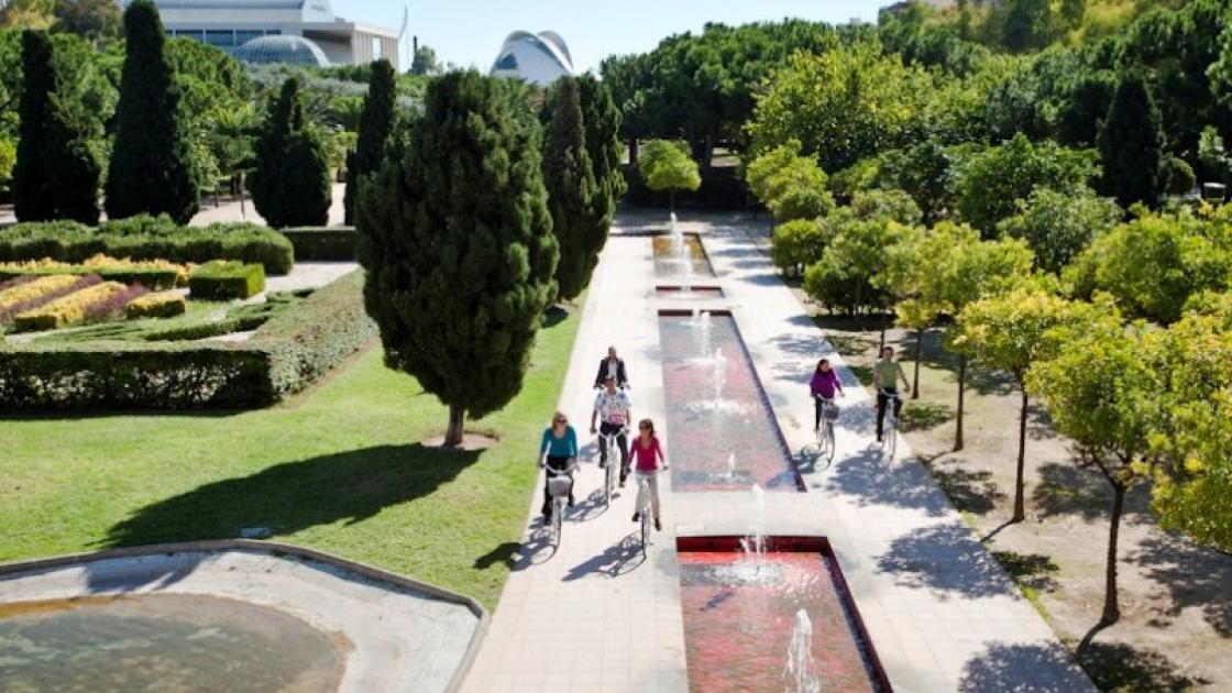 jardin del turia bicis