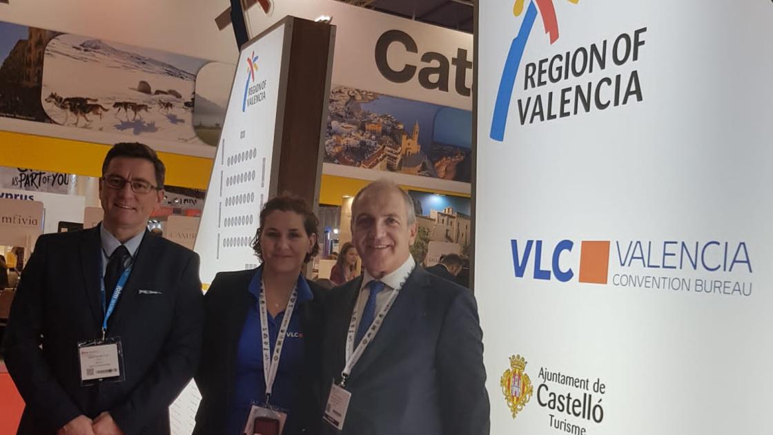 representantes de MICE en el evento IBTM