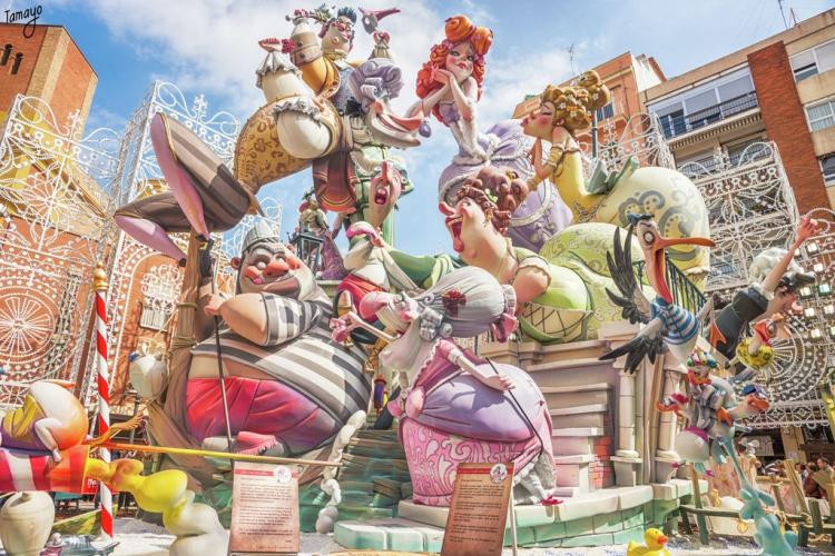 Fallas monumento fallero falla Valencia