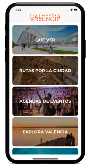 iphone mock up visit valencia app